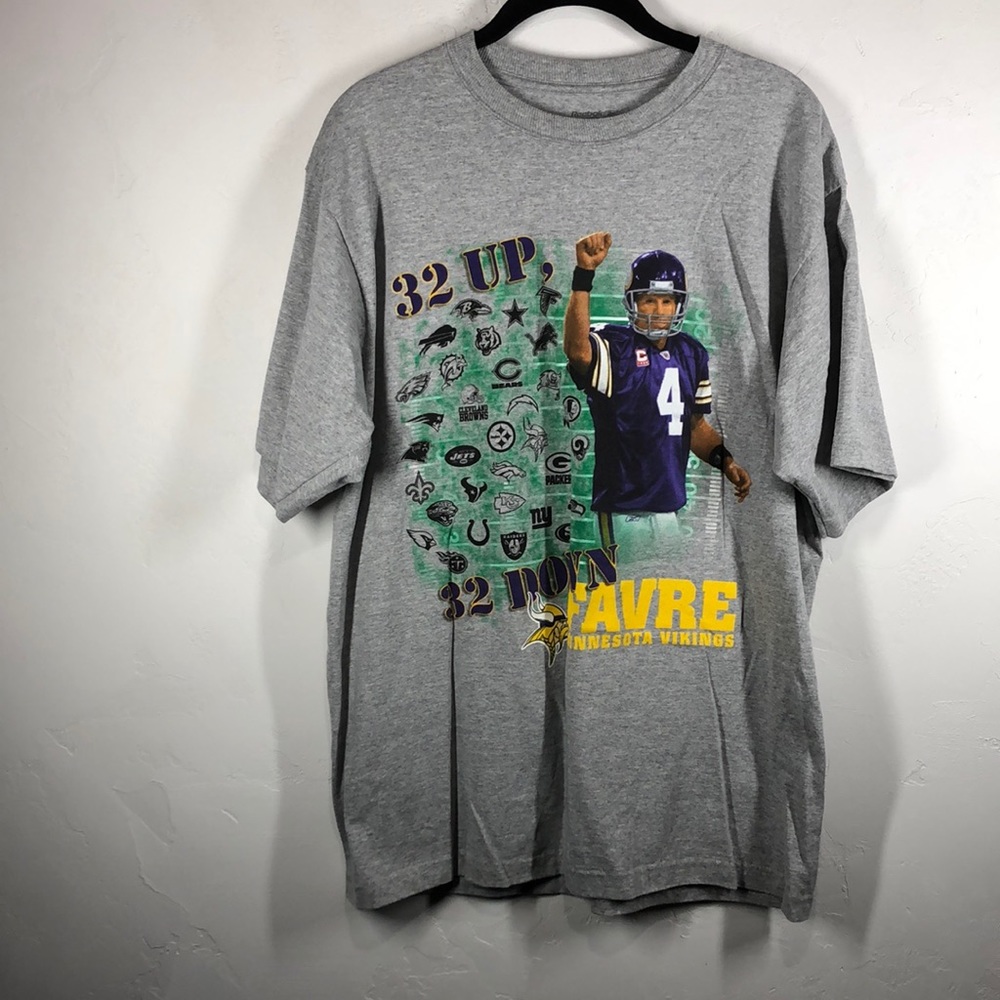 Reebok NFL Minnesota Vikings Favre tee medium